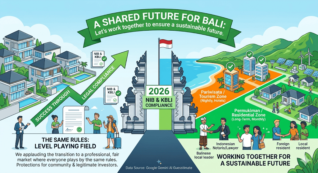 Applaud the government's efforts to ensure a sustainable future for Bali. 